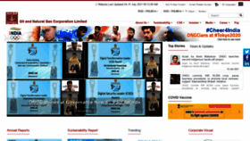 What Ongcindia.com website looked like in 2021 (2 years ago)