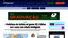 What Opopular.com.br website looked like in 2021 (3 years ago)
