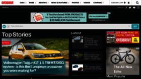 What Overdrive.in website looked like in 2021 (2 years ago)