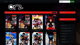 What Orzanime.com website looked like in 2021 (2 years ago)