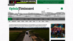 What Opiniatimisoarei.ro website looked like in 2021 (4 years ago)
