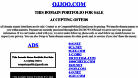 What Ojjoo.com website looked like in 2021 (2 years ago)