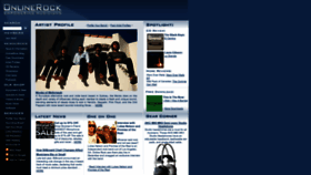 What Onlinerock.com website looked like in 2021 (2 years ago)