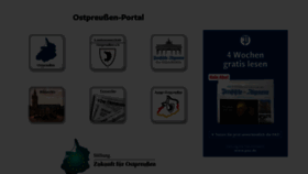 What Ostpreussen.de website looked like in 2021 (2 years ago)