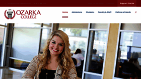 What Ozarka.edu website looked like in 2021 (2 years ago)