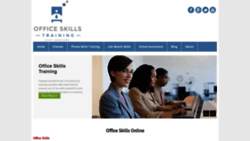What Officeskills.org website looked like in 2021 (2 years ago)