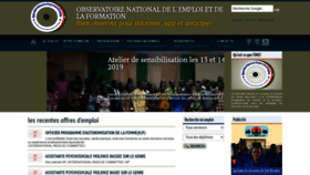 What Onef.gov.bf website looked like in 2021 (2 years ago)