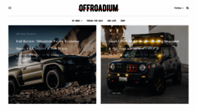What Offroadium.com website looked like in 2021 (2 years ago)