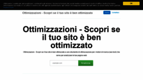 What Ottimizzazioni.com website looked like in 2021 (2 years ago)