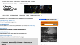 What Occupysantacruz.org website looked like in 2021 (2 years ago)