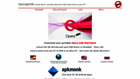 What Opera-usb.com website looked like in 2021 (2 years ago)