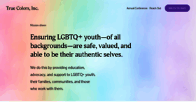 What Ourtruecolors.org website looked like in 2021 (2 years ago)