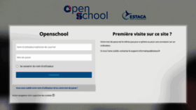 What Openschool.estaca.fr website looked like in 2021 (2 years ago)