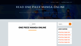 What One-piece.online website looked like in 2021 (2 years ago)