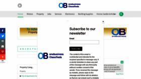 What Onebusiness.co.zw website looked like in 2021 (2 years ago)