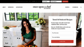 What Onceuponachef.com website looked like in 2021 (2 years ago)