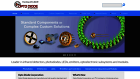 What Optodiode.com website looked like in 2021 (2 years ago)