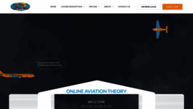 What Onlineaviationtheory.com website looked like in 2021 (2 years ago)