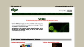 What Oilgae.com website looked like in 2021 (2 years ago)