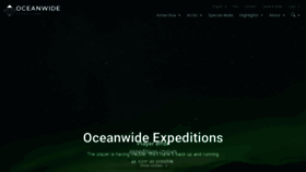 What Oceanwide-expeditions.com website looked like in 2021 (2 years ago)