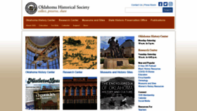 What Okhistory.org website looked like in 2021 (2 years ago)