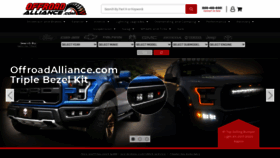 What Offroadalliance.com website looked like in 2021 (2 years ago)