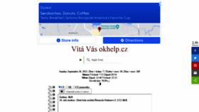 What Okhelp.cz website looked like in 2021 (2 years ago)