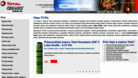 What Oleje-total.cz website looked like in 2021 (3 years ago)
