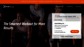 What Orangetheoryfitness.com website looked like in 2021 (2 years ago)