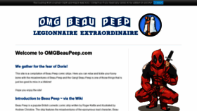 What Omgbeaupeep.com website looked like in 2021 (2 years ago)