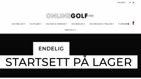 What Onlinegolf.no website looked like in 2021 (2 years ago)