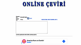 What Onlineceviri.org website looked like in 2021 (2 years ago)