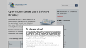 What Opensourcescripts.com website looked like in 2021 (2 years ago)