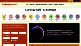 What Omastrology.com website looked like in 2021 (2 years ago)