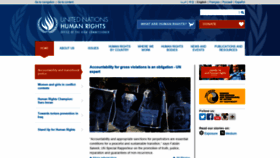 What Ohchr.org website looked like in 2021 (2 years ago)