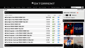 What Oxtorrent.ph website looked like in 2021 (2 years ago)