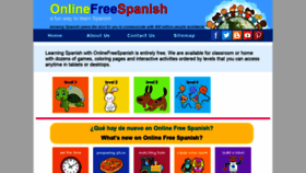 What Onlinefreespanish.com website looked like in 2021 (2 years ago)