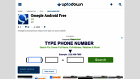What Omegle-android-free.en.uptodown.com website looked like in 2021 (2 years ago)
