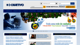 What Objetivo.br website looked like in 2021 (3 years ago)