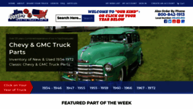 What Oldchevytrucks.com website looked like in 2021 (2 years ago)