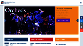What Oprfhs.org website looked like in 2021 (4 years ago)