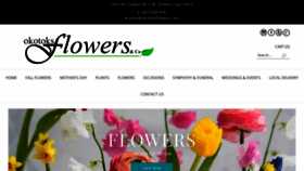 What Okotoksflowers.com website looked like in 2021 (2 years ago)