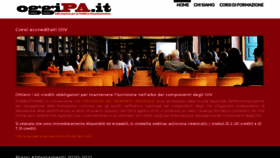 What Oggipa.it website looked like in 2021 (2 years ago)