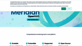 What Opennms.com website looked like in 2021 (2 years ago)