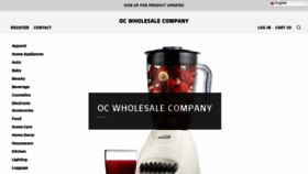 What Ocwholesales.com website looked like in 2021 (2 years ago)