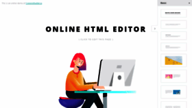 What Online-html-editor.org website looked like in 2021 (3 years ago)