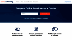 What Onlineautoinsurance.com website looked like in 2021 (2 years ago)