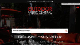 What Outdoorfabriccentral.com website looked like in 2021 (2 years ago)