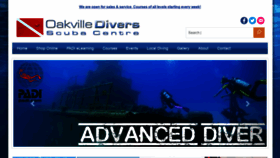 What Oakvilledivers.com website looked like in 2021 (2 years ago)