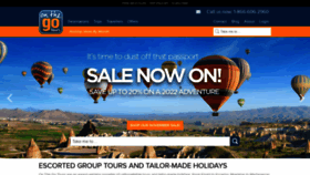 What Onthegotours.com website looked like in 2021 (2 years ago)